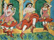 Ernst Ludwig Kirchner CzardastAnzerinnen, china oil painting artist